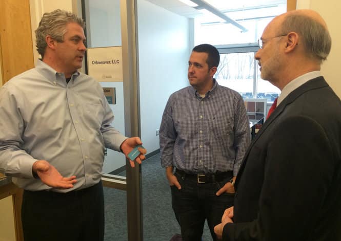 Gov. Tom Wolf visits Bethlehem's Ben Franklin TechVentures