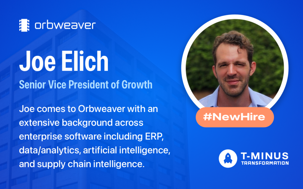 Orbweaver Welcomes Joe Elich as Senior Vice President of Growth